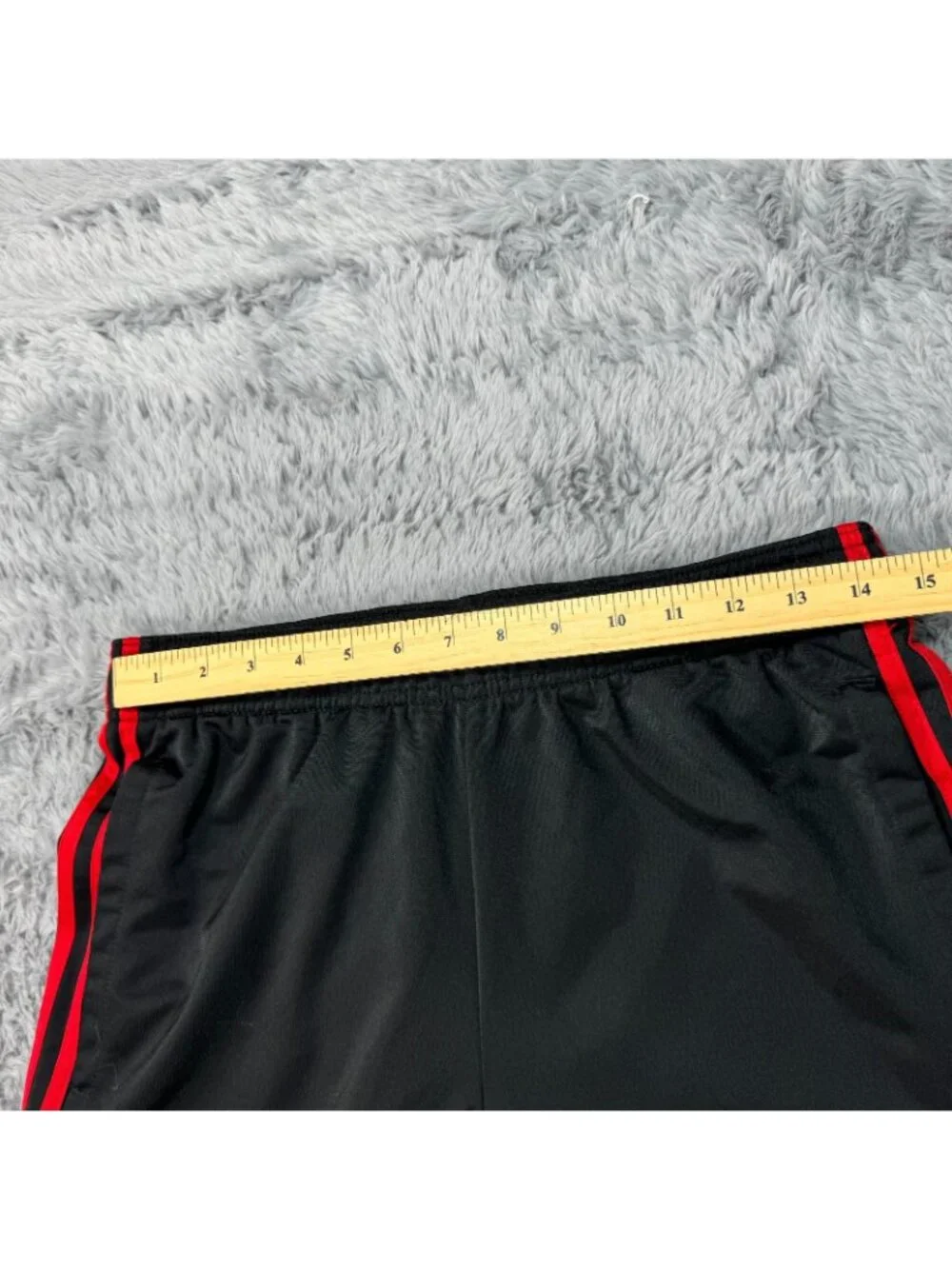 Adidas Pant Men's M Black Polyester Straight Performance Gym Training Workout